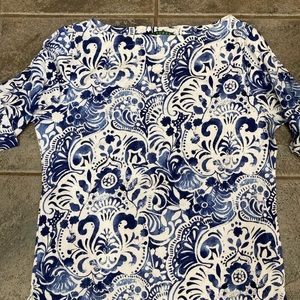 Ralph Lauren Paisley Top